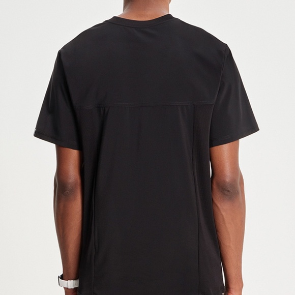 Cherokee Infinity Black Scrub Top & Jogger Bottom Set (Medium) - Picture 9 of 10